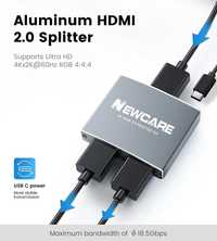 NEWCARE 4K 60Hz HDMI2.0b Splitter