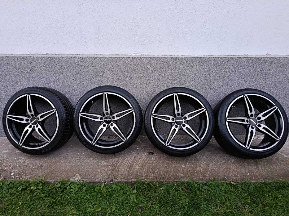 Jante Carmani R18 5X112, VW,Audi + Anvelope vara Continental noi