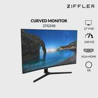 Ziffler 27" 240hz curved monitor Yangi