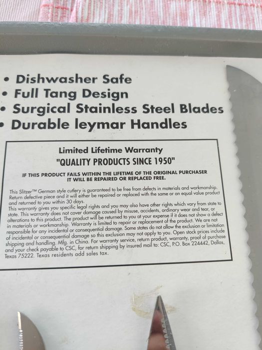 Комплект от 17 ножа Slitzer