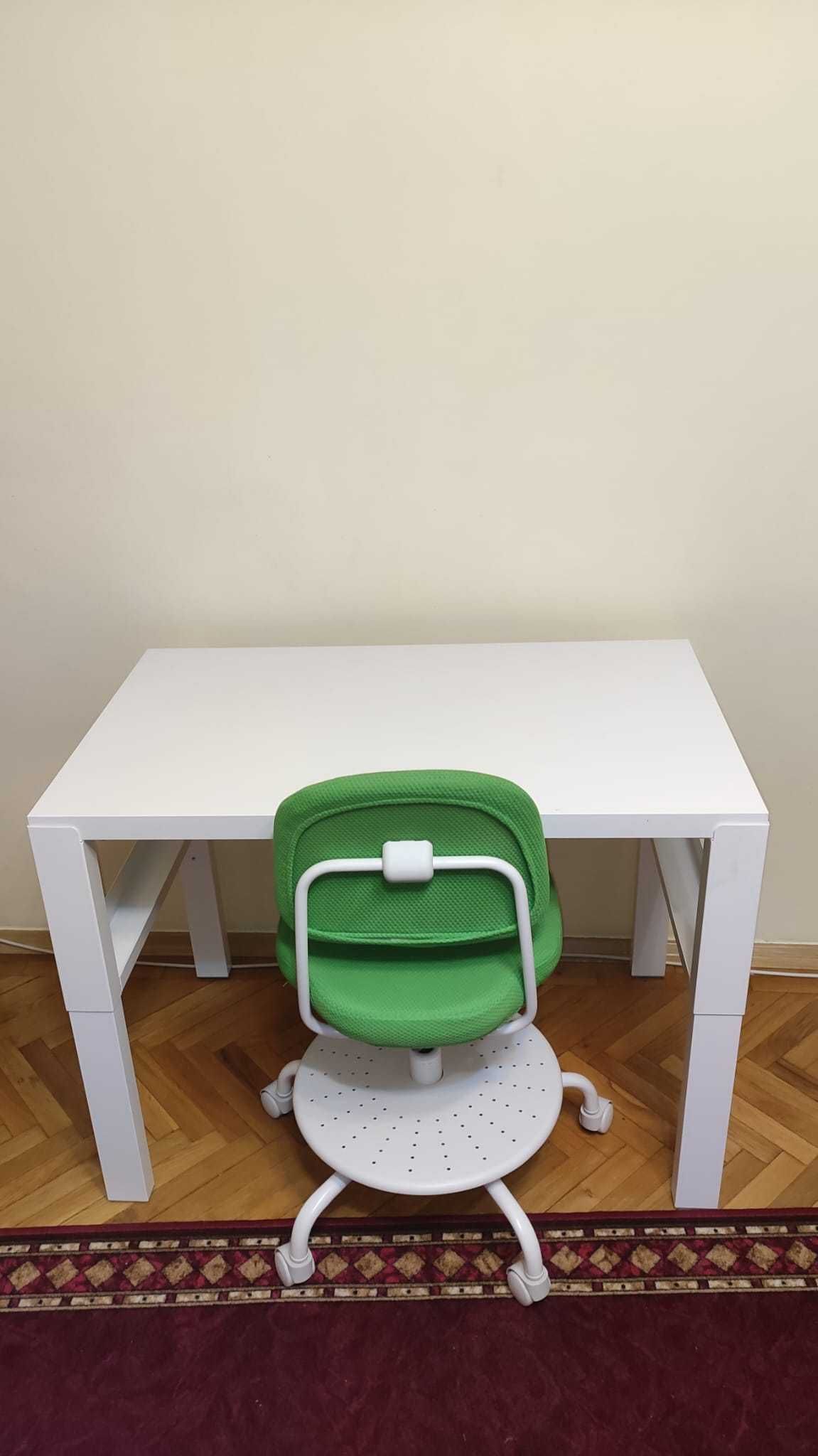 Birou si scaun reglabile pe inaltime IKEA