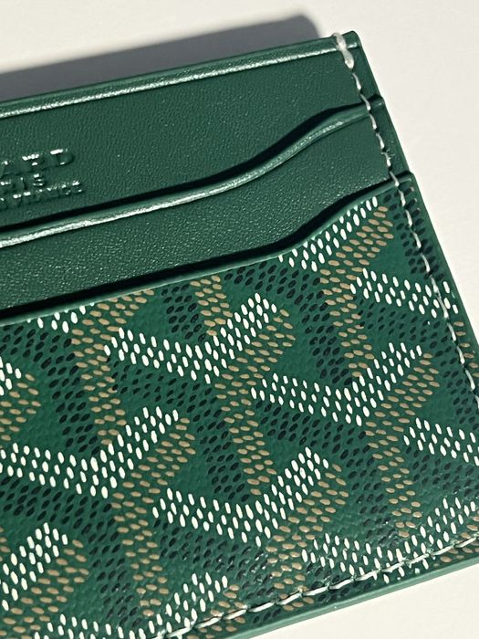 Portcard Goyard Piele Premium Cardholder Verde