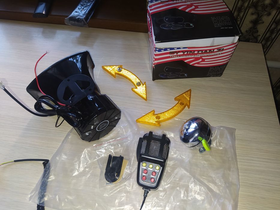 Вело аксессуары. Новые.Сирена.Звонок