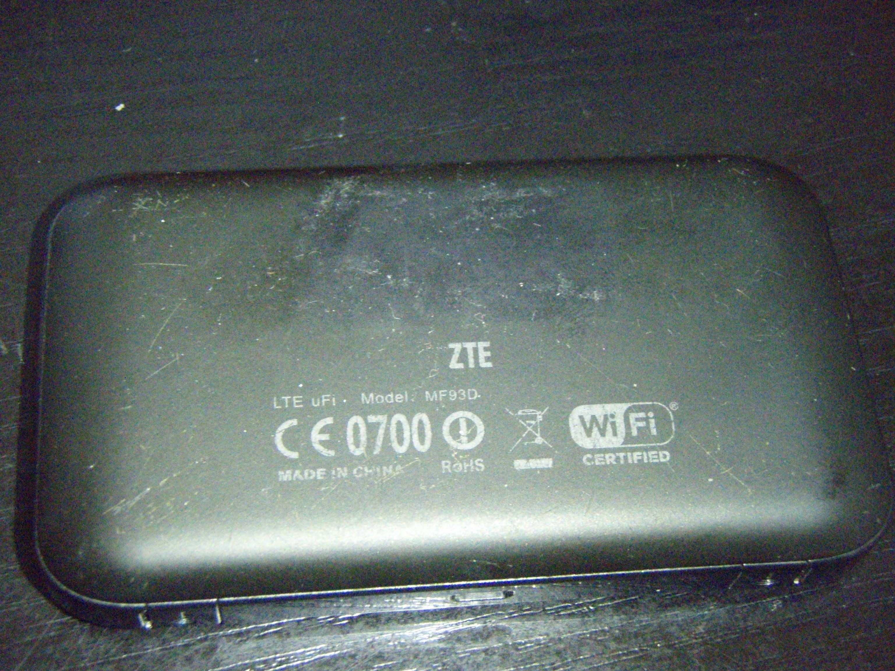 Router hotspot portabil 4G LTE ZTE MF93D, functional in orice retea