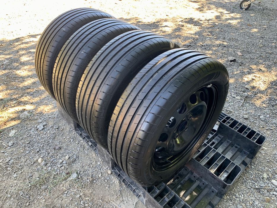 Джанти 16" ET50+НОВИ ГУМИ DOT1624 FULDA 205/55/16-Vw,Audi,Seat,Skoda