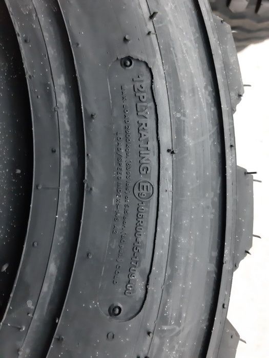 12-16.5 Anvelope noi industriale Cauciucuri cu 12PLY rezistente