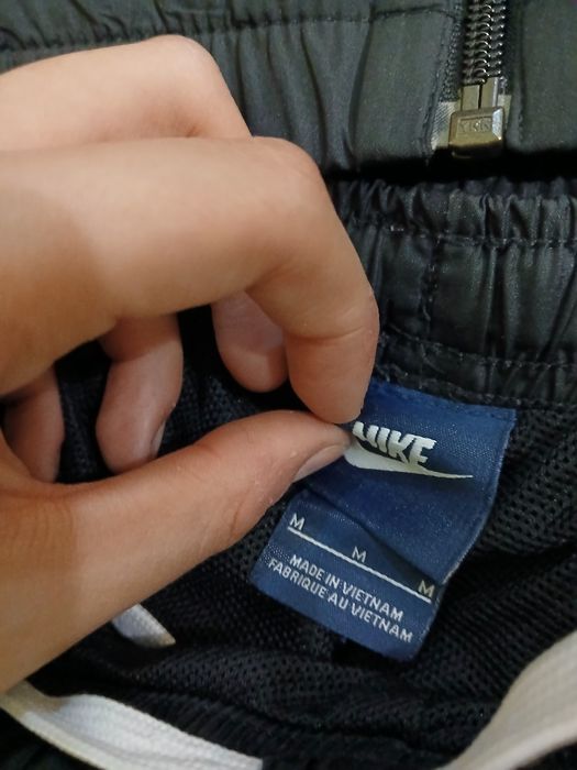 Мъжки поли-плетен анцуг Nike Sportswear Club в черно и бяло,