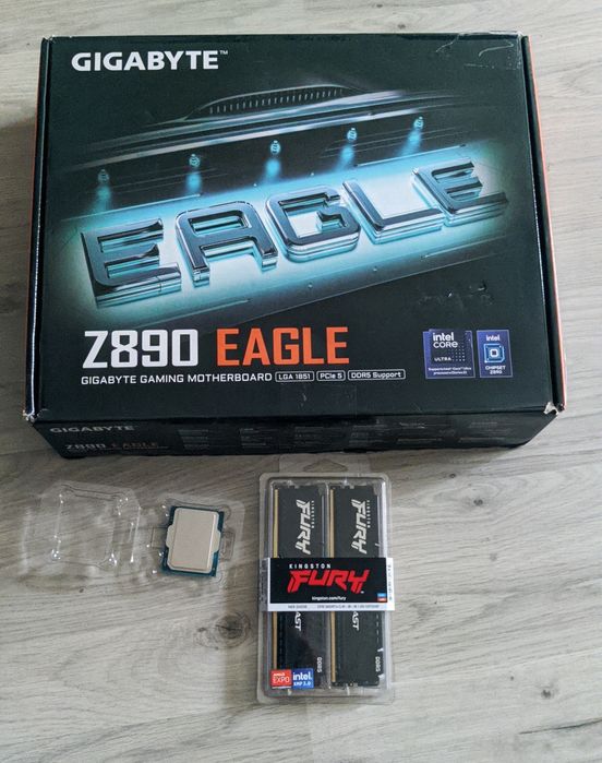 kit Intel Core Ultra 7 265K + Z890 Gigabyte Eagle + 64GB DDR5
