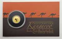 Moneda de AUR PUR 24k Kangaroo Australian Gold Miniature coin