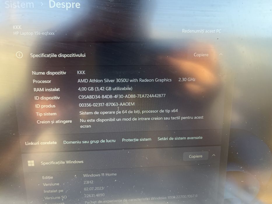 Vand Laptop 15s-eq1xxx