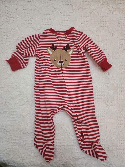 Коледен ромпър 0-3 месеца