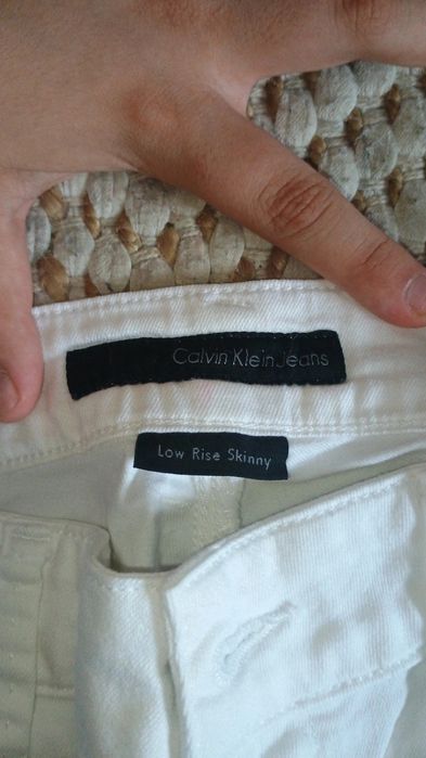 Blugi damă Calvin klein albi