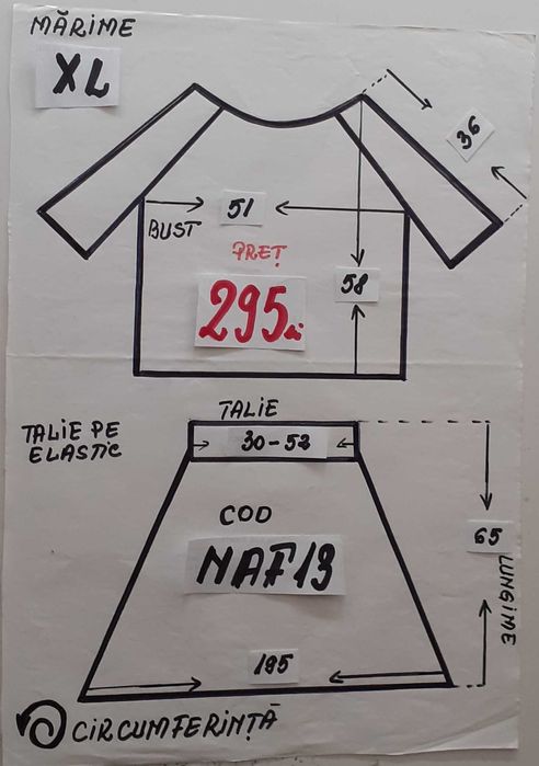 Costum popular pentru adulti,marime XL