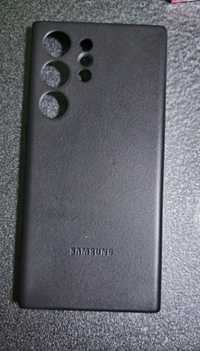 Husa de protectie Samsung Leather Case pentru Galaxy S23 Ultra, Black