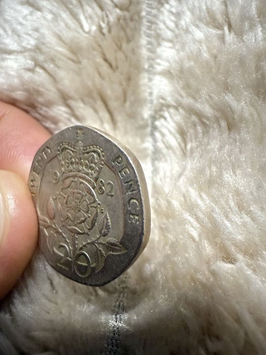 Moneda de colectie Twenty Pence 1982 regina Elizabeta