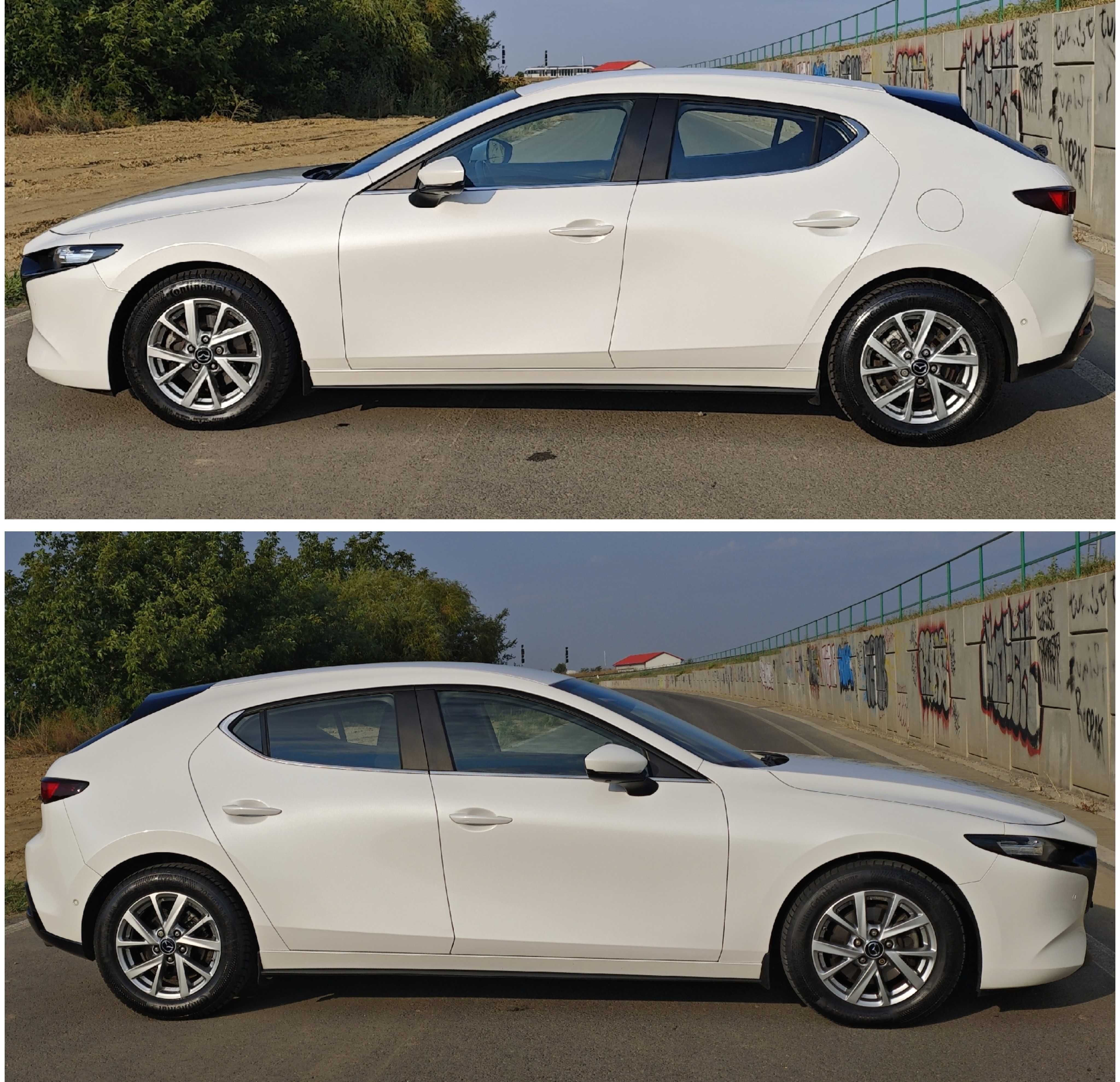 Mazda 3 Hybrid Snowflake White Full Service Mazda