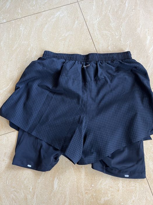 Шорти за бягане с вграден клин Adidas, Размер S, Черни