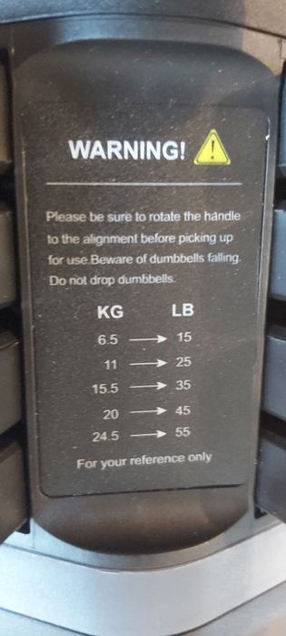 Gantera reglabila cu suport de la 6,5 kg pana la 24,5 kg noua