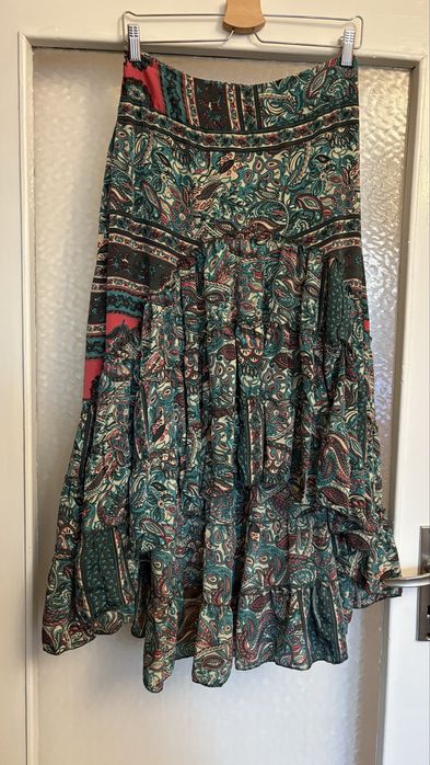 Асиметрична шарена пола р-р S/M