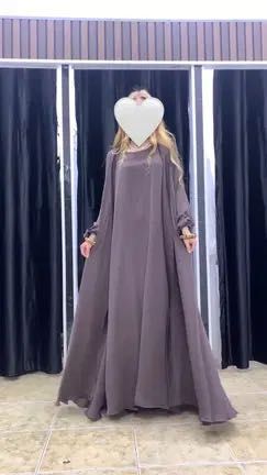 Платье-тройка, абая дубайская.