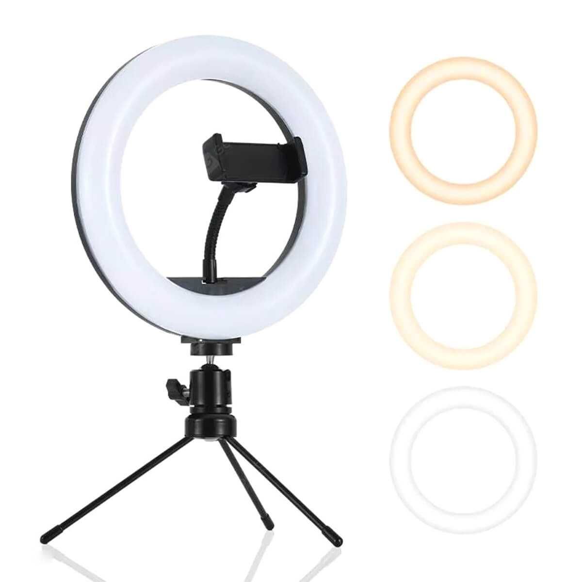 Platinet Ring Lamp With Phone Holder PMRL8 LED лампа с метален трипод