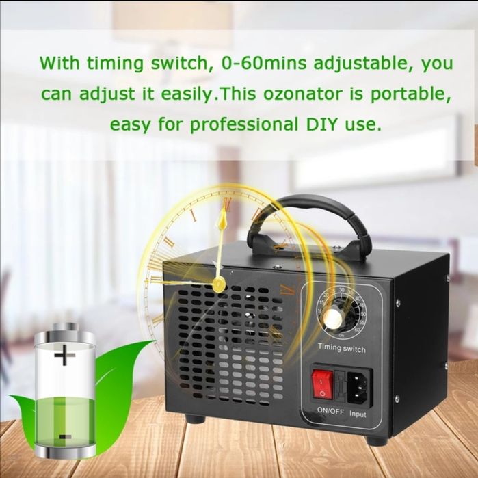 Generator ozon 60g/h, elimina mirosurile, igienizeaza, dezinfecteaza