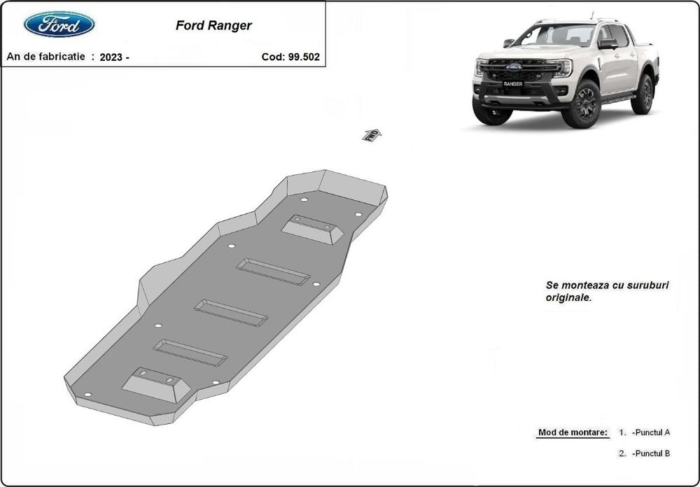 scut rezervor ford ranger (mb3g9a147cf; ) 2023-2025