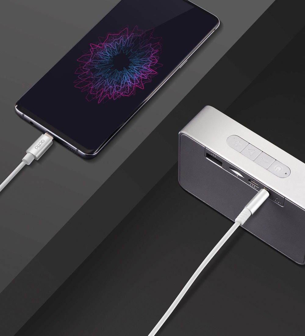 Type c aux для звука в колонки с IPhone, Samsung через type c