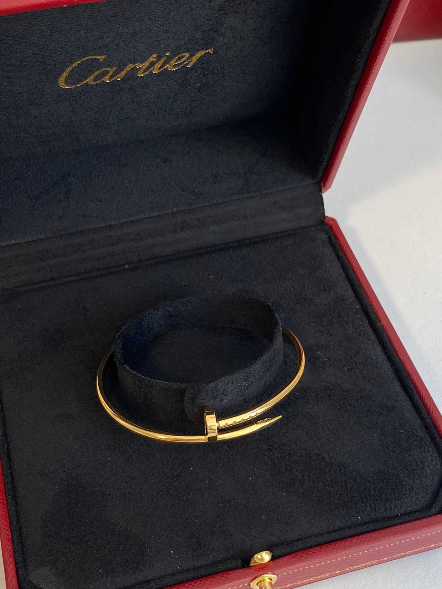 Brățară Cartier Juste un Clou Small 15 Gold 24K cu cutie