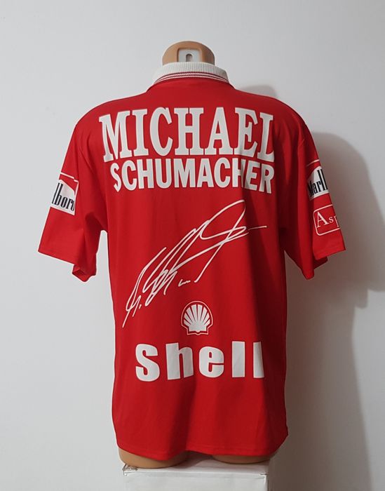 Tricou Michael Schumacher Ferrari Marlboro Shell Racing Formula 1