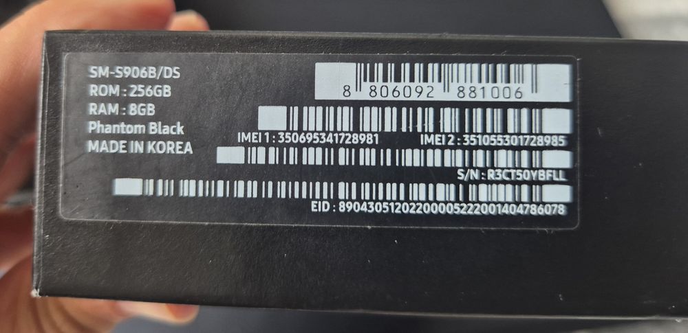 Samsung Galaxy s 22 plus 256 gb Black