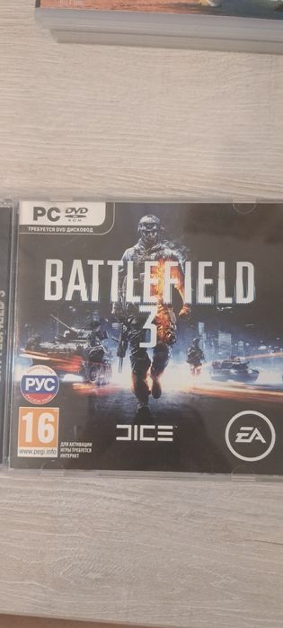 Игра для компьютера Battlefield 3 два диска