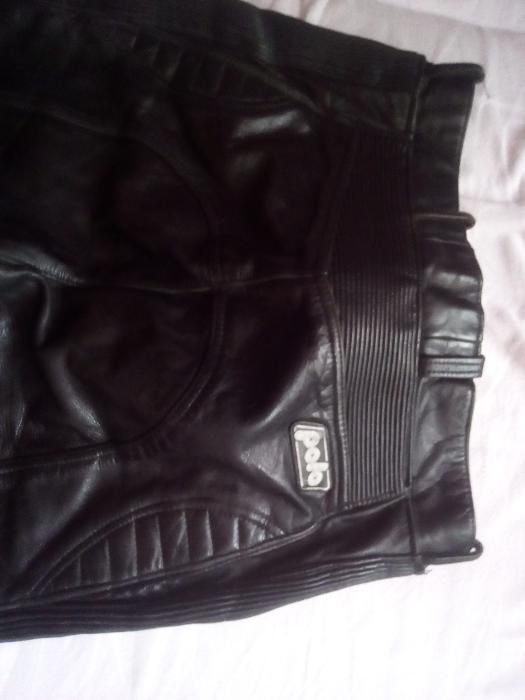 pantalon piele motociclist, scuter