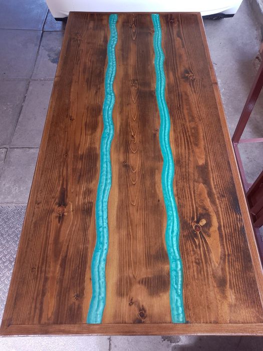 Masa de lemn cu rășină Epoxidica