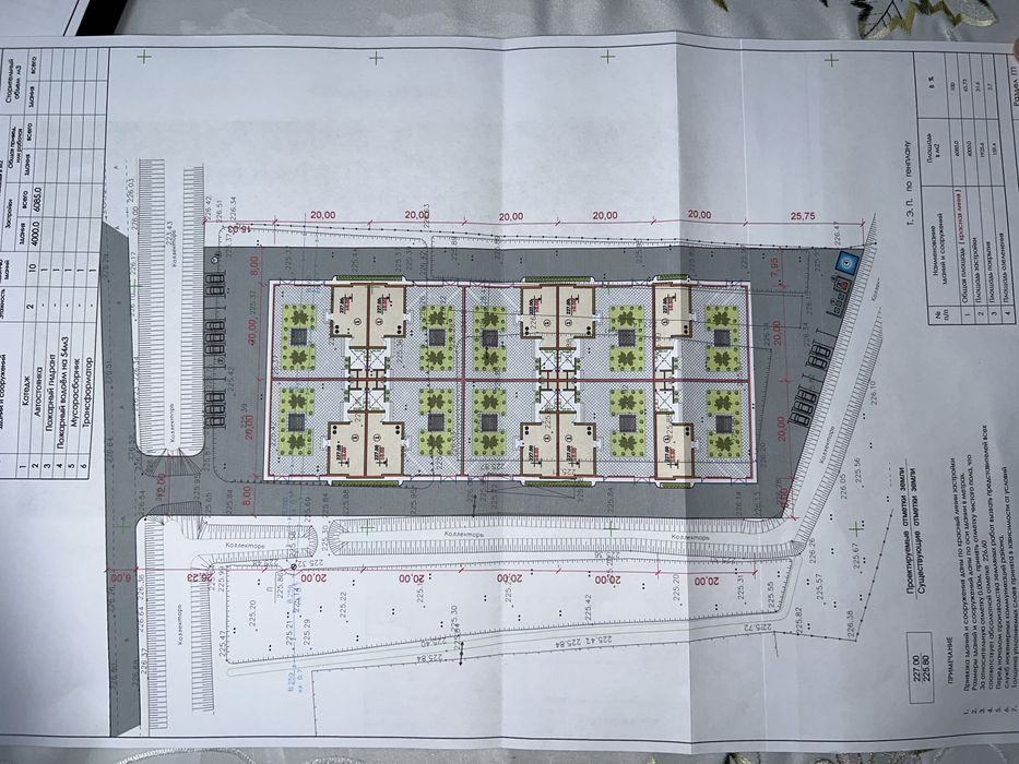 Продается земельный участок под 10 коттеджей по 4 сотки с проектом