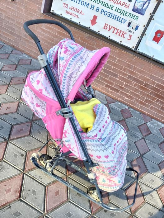 Продам санки коляска