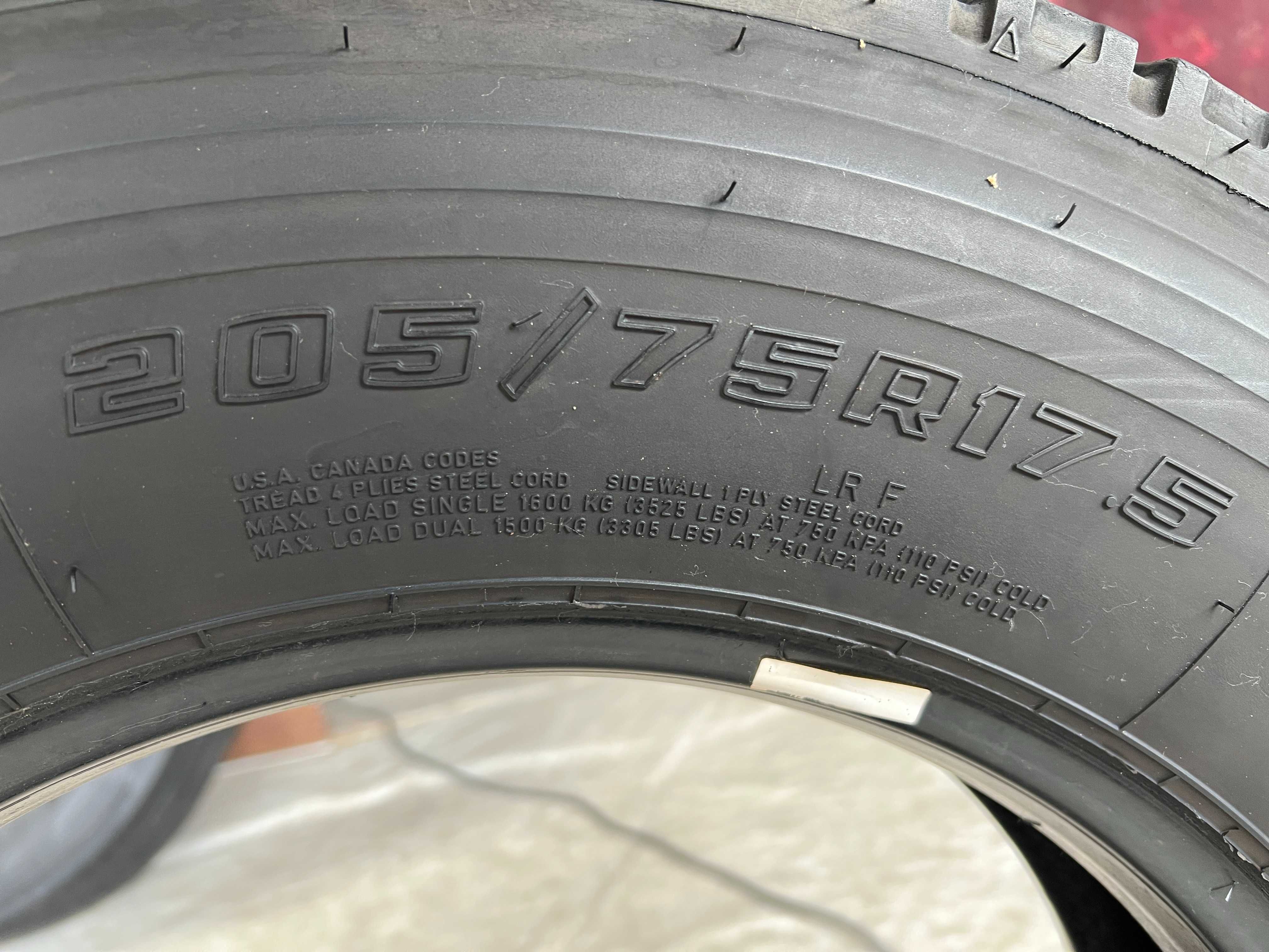 1 тежкотоварна гума задна 205/75R17.5 Fulda RegioForce 124/122M M+S