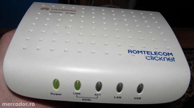 Modem/Router ADSL internet Huawei SmartAX MT882 - Romtelecom ClickNet
