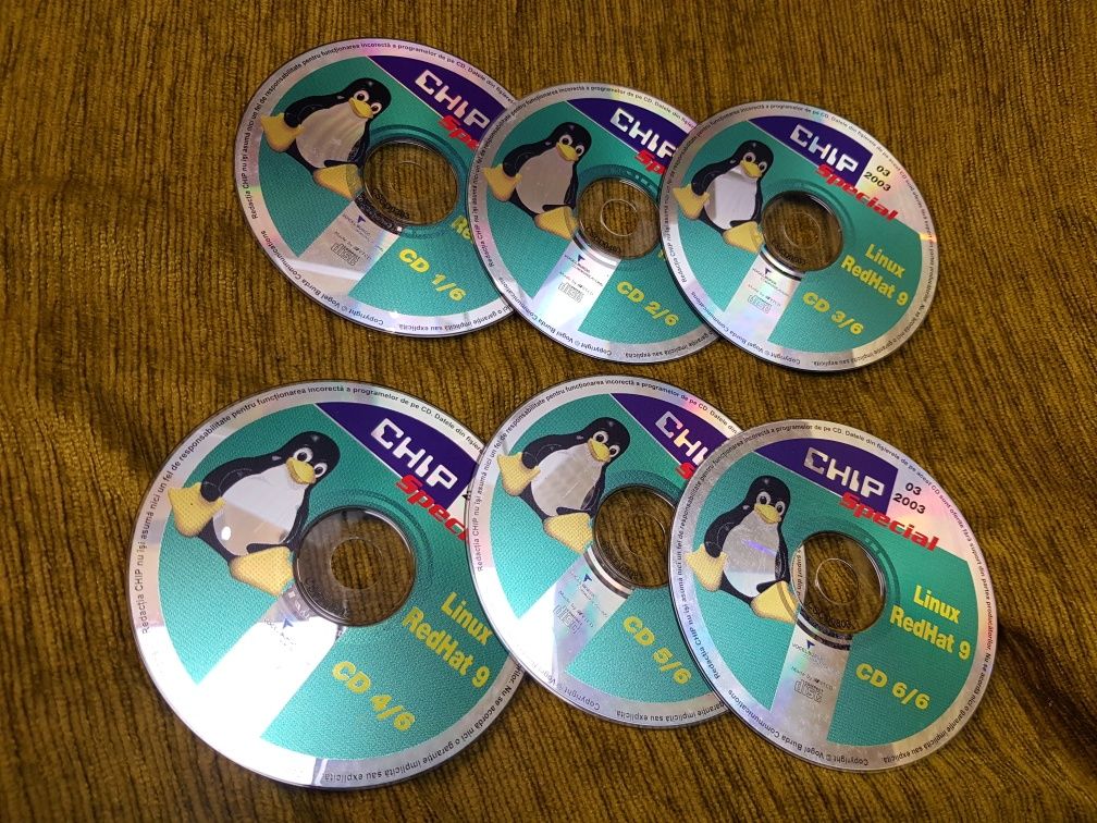 Pentru colectionari, Linux 6 CD-uri din revista Chip