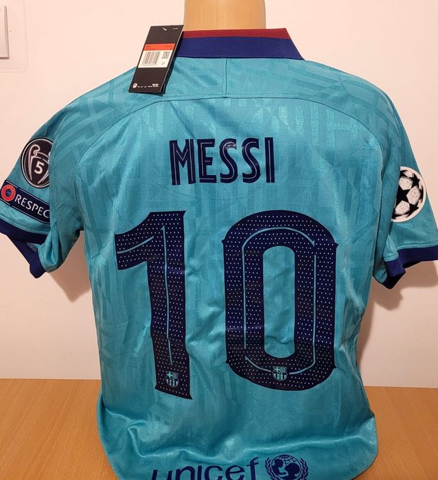 Tricou nike Barcelona- Messi nou turcoaz