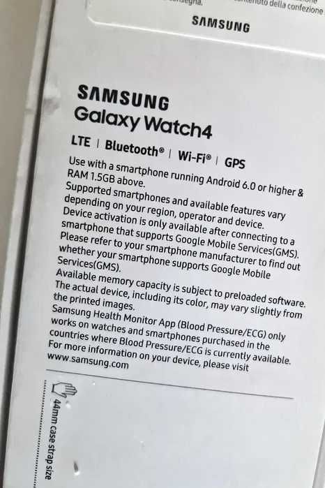 Samsung Watch 4 LTE, 44mm, Garantie !