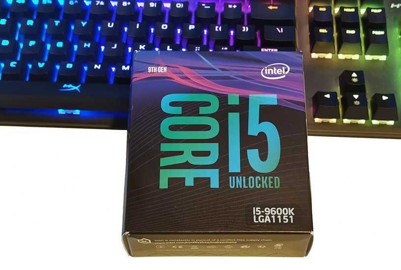 Процесор i5-9600k Почти неизползван!