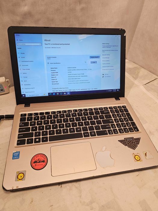 Laptop asus X540LA intel i3 gen4 SSD sau dezmembrez