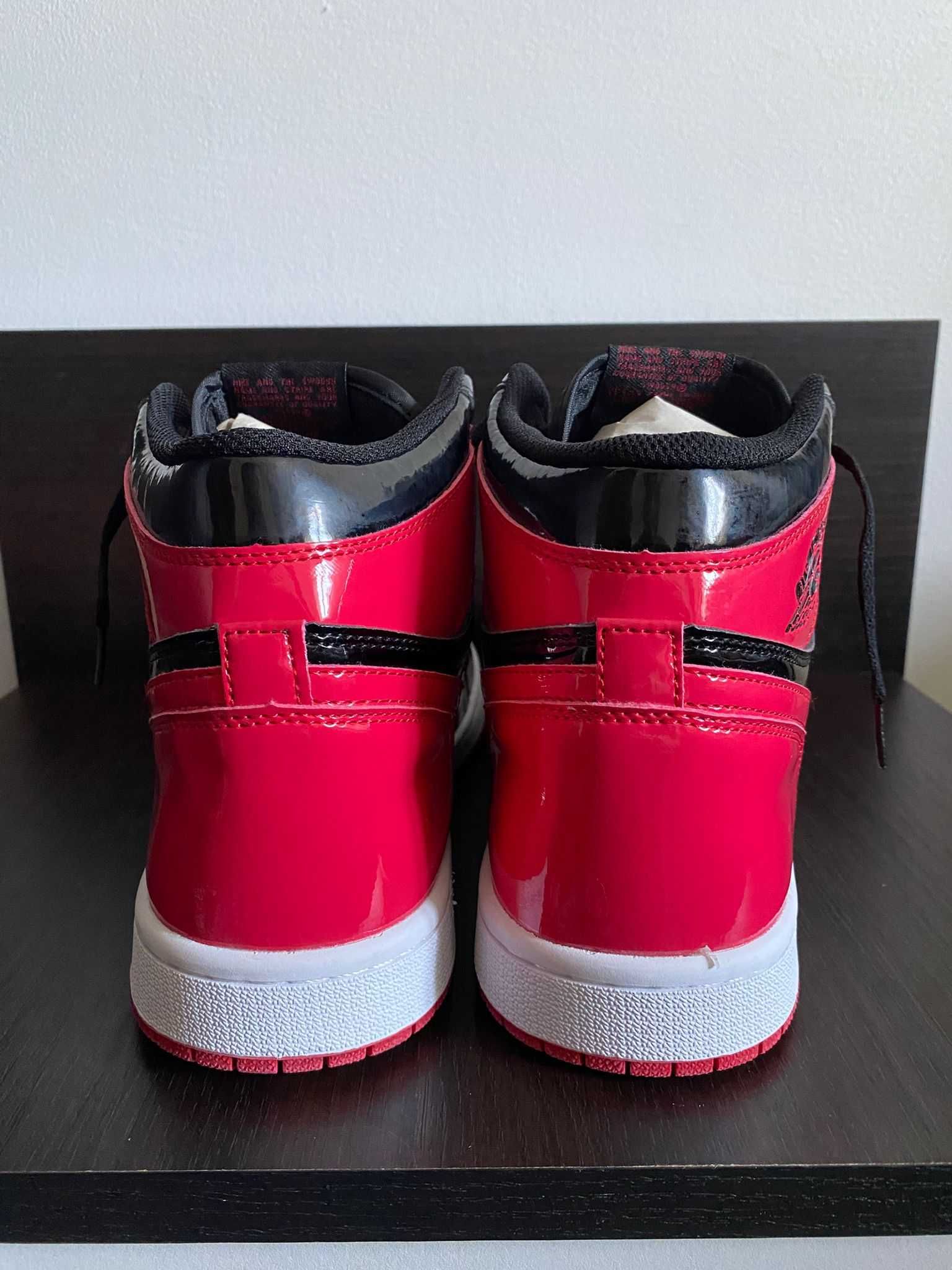 Air Jordan 1 High Patent Bred 45