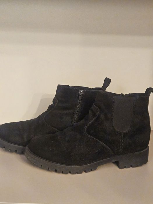 Челси зимние замшевые натуральные цигейка 39 размер