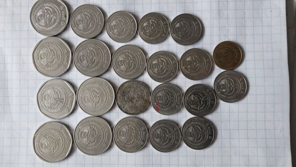 Монеты киргизий разных годов