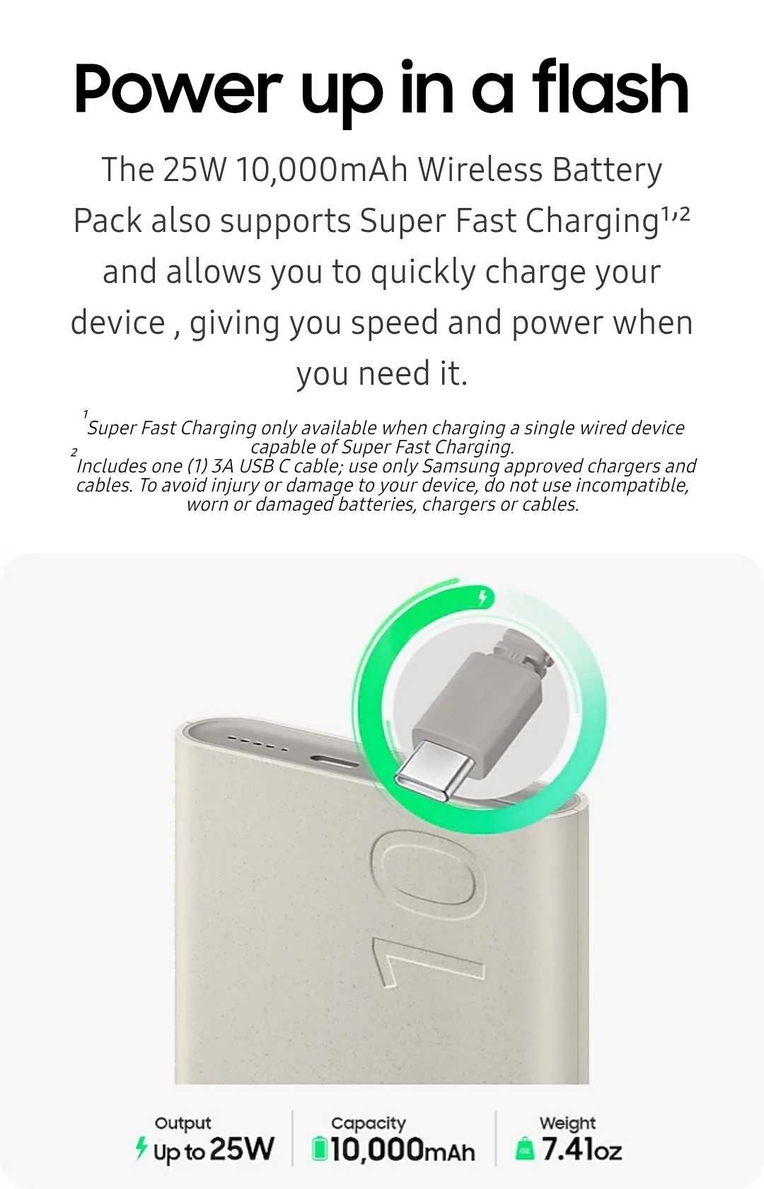 Samsung 3 в 1 Wireless Power Bank 10000mAh Galaxy Watch Buds Ultra 25