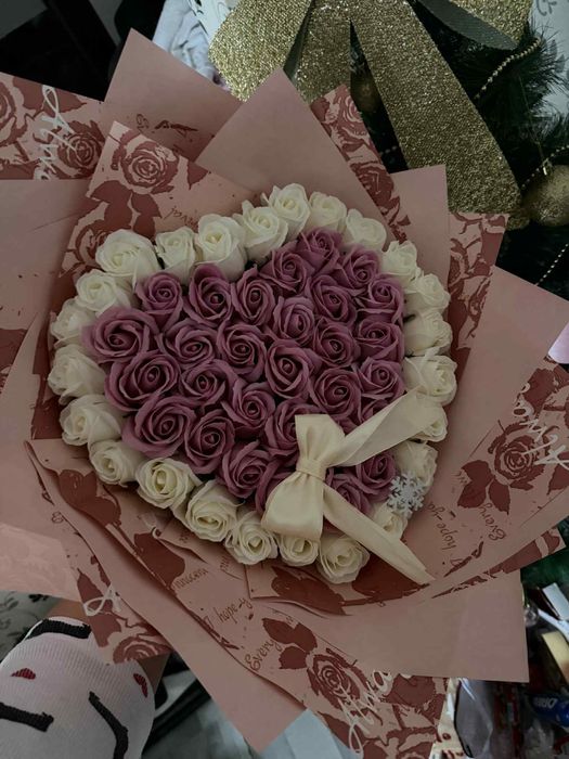 Buchet trandafiri de sapun