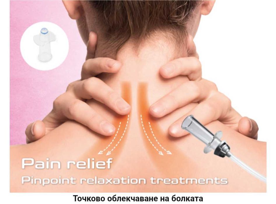 Prorelax вакуумен масажор SENSITIVE антицелулитен масаж с 3 вендузи