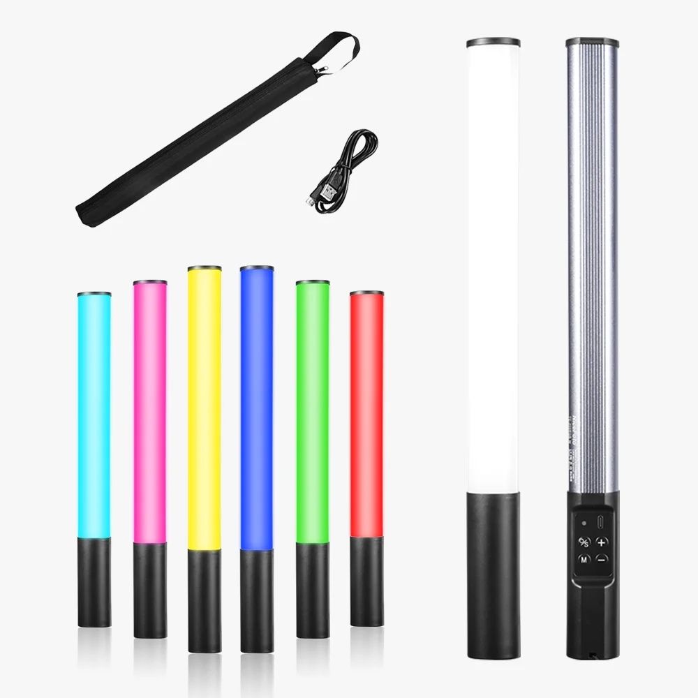 Nicefoto RGB LED lampa stik TC-209 / Светодиодная лампа Nicefoto